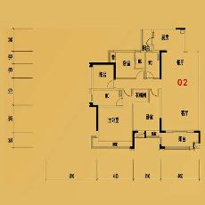 大沥碧桂园·华府8、9座02户型144㎡